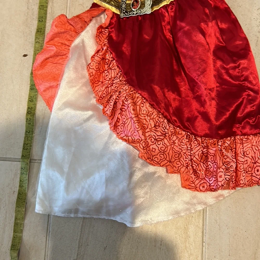 Disney’sElana costume tags have been cut out size small